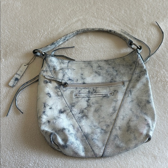 Nino Bossi Genuine Leather Distressed Shoulder Bag - Picture 2 of 11